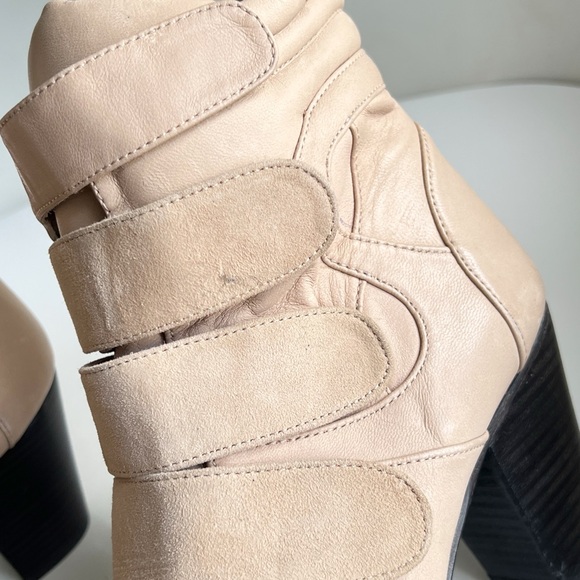 Plomo Tan Soft Taupe Leather Shooties Booties Rare Size 8 - 8.5 /  EU 39 - Picture 10 of 15